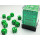 Opaque 12mm D6 Green/white Dice Block&trade; (36 dice)