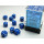 Opaque 12mm D6 Blue/white Dice Block&trade; (36 dice)