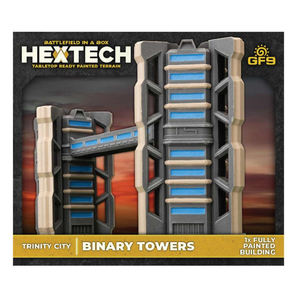 HexTech - Battlefield in a Box Terrain: Trinity City - Binary Towers