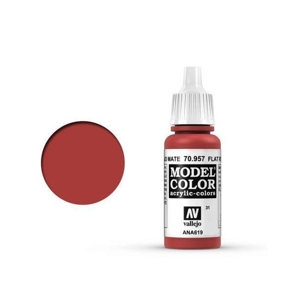 Model Color Tomatenrot (Flat Red) - 17ml - altes Produktdesign