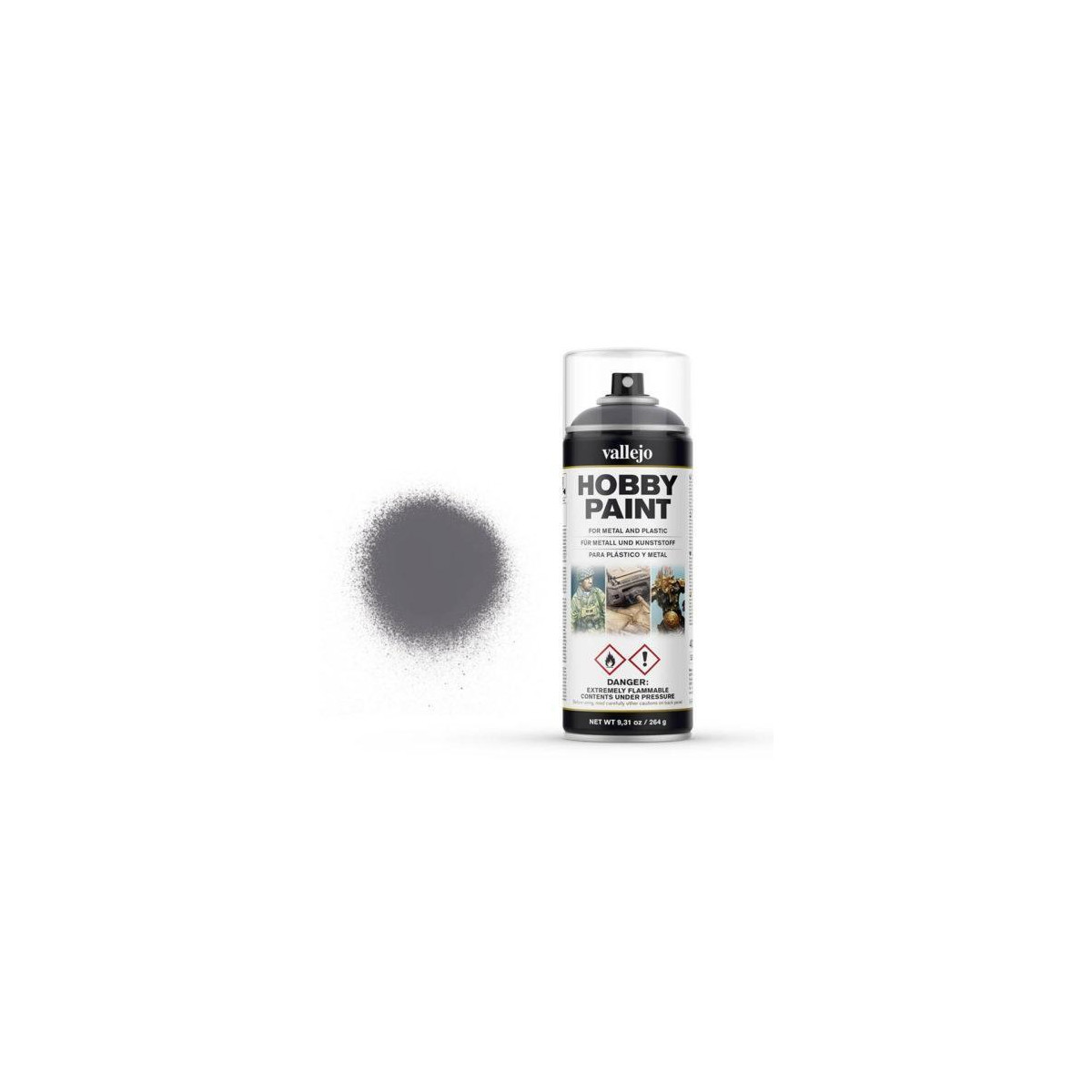 Hobby Paint Spray Gunmetal 400ml - Der Tabletopper