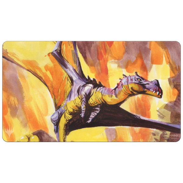 UP - The Lost Caverns of Ixalan Playmat - Bonehoard Dracosaur