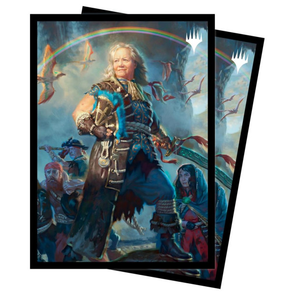 UP - The Lost Caverns of Ixalan 100ct Deck Protector Sleeves - Admiral Brass, Unsinkable