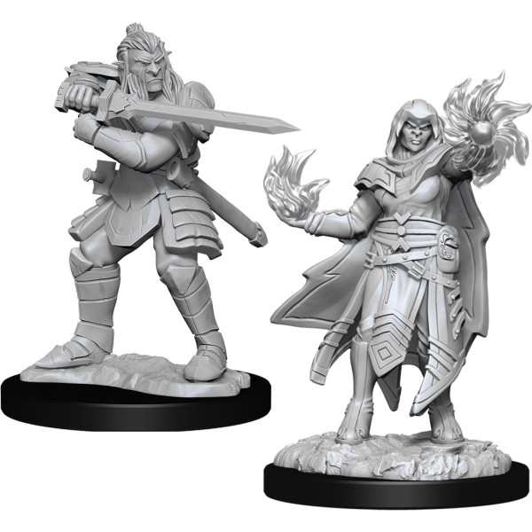 D&D Nolzurs Marvelous Miniatures: Hobgoblin Fighter Male & Hobgoblin Wizard Female